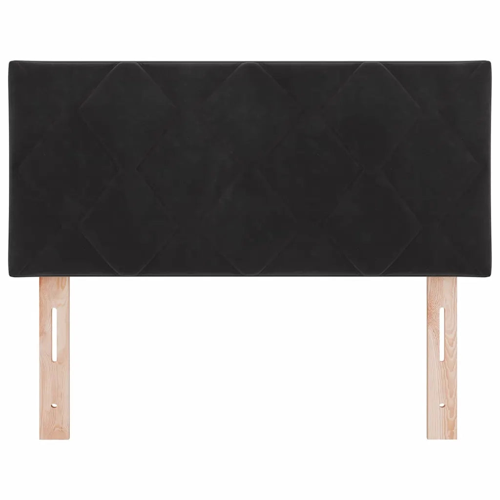 Testiera-Testata-Testiera Decorativa Nero 90 cm Velluto