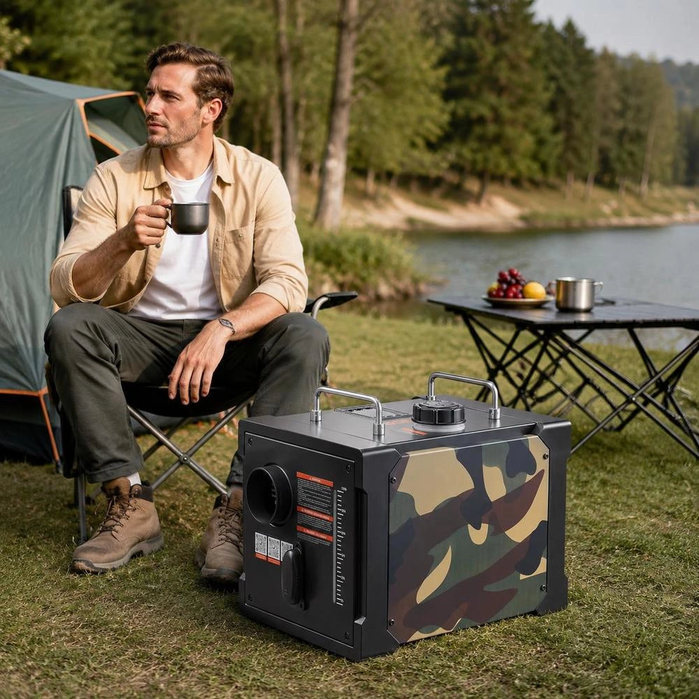 Diesel Heater/air Heater 5-8kW, DC 12V/24V, Portable All-in-one Parking Heater With Bluetooth Control, Remote Control, And LCD Screen, 7L Fuel Tank For Trucks, Motorhomes, And SUVs