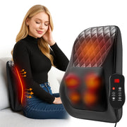 Cuscino massaggiante Shiatsu 3D ricaricabile e senza fili con funzione riscaldante, massaggiatore elettrico portatile per collo, spalle e schiena, ide