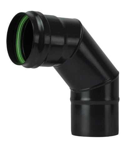 GOMITO A 90  ° PER STUFE A PELLET 'LIGHT'  EE ? 80 mm - SAVE