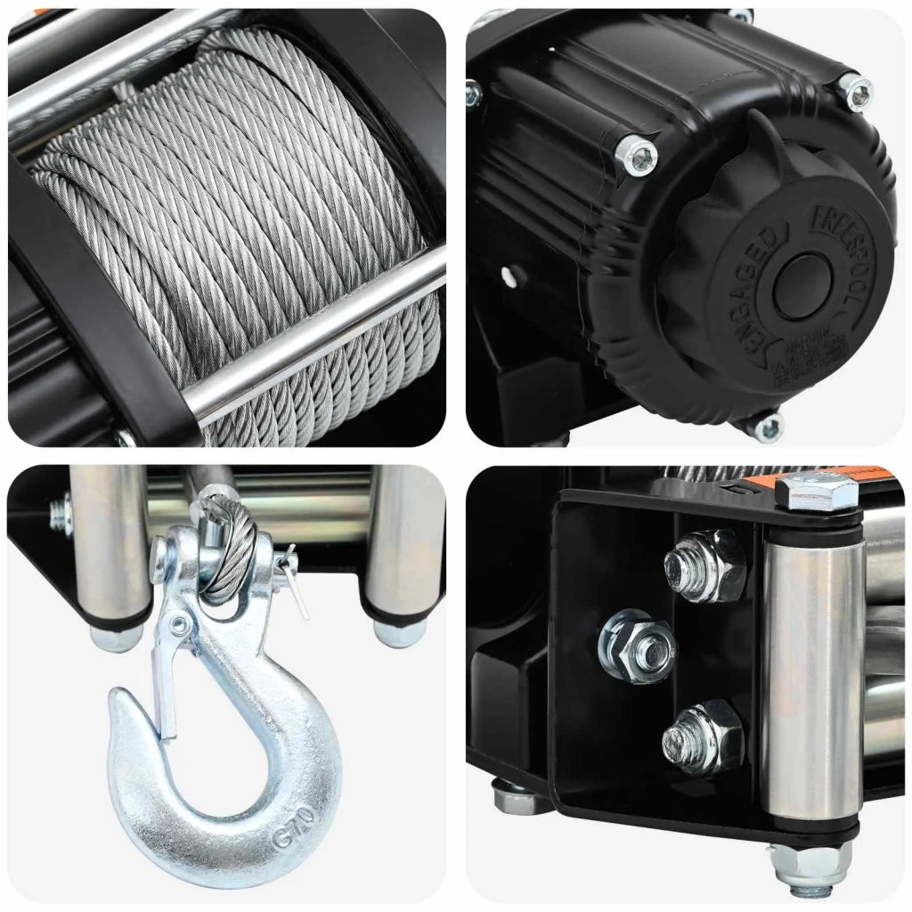 Argano Elettrico PVC Nero 42040601