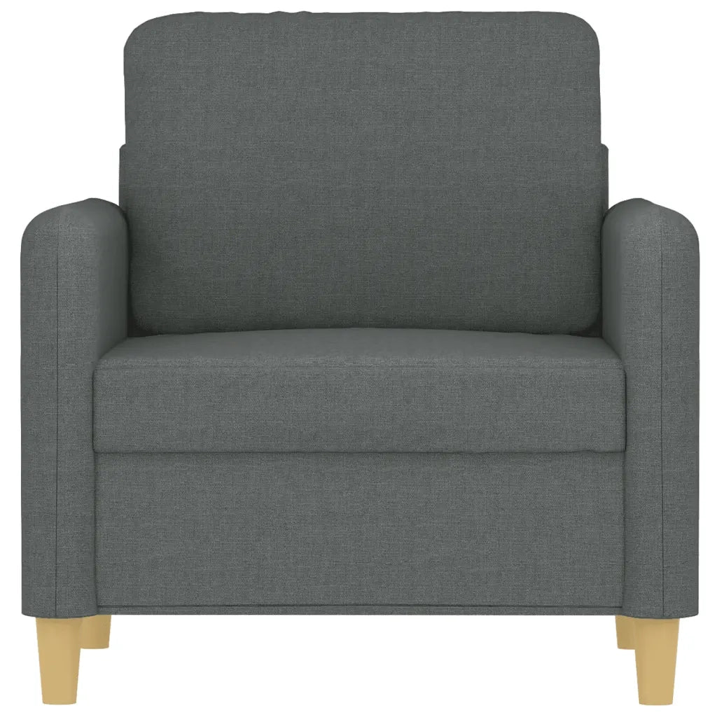Poltrona Grigio Scuro 60 cm in Tessuto 359463