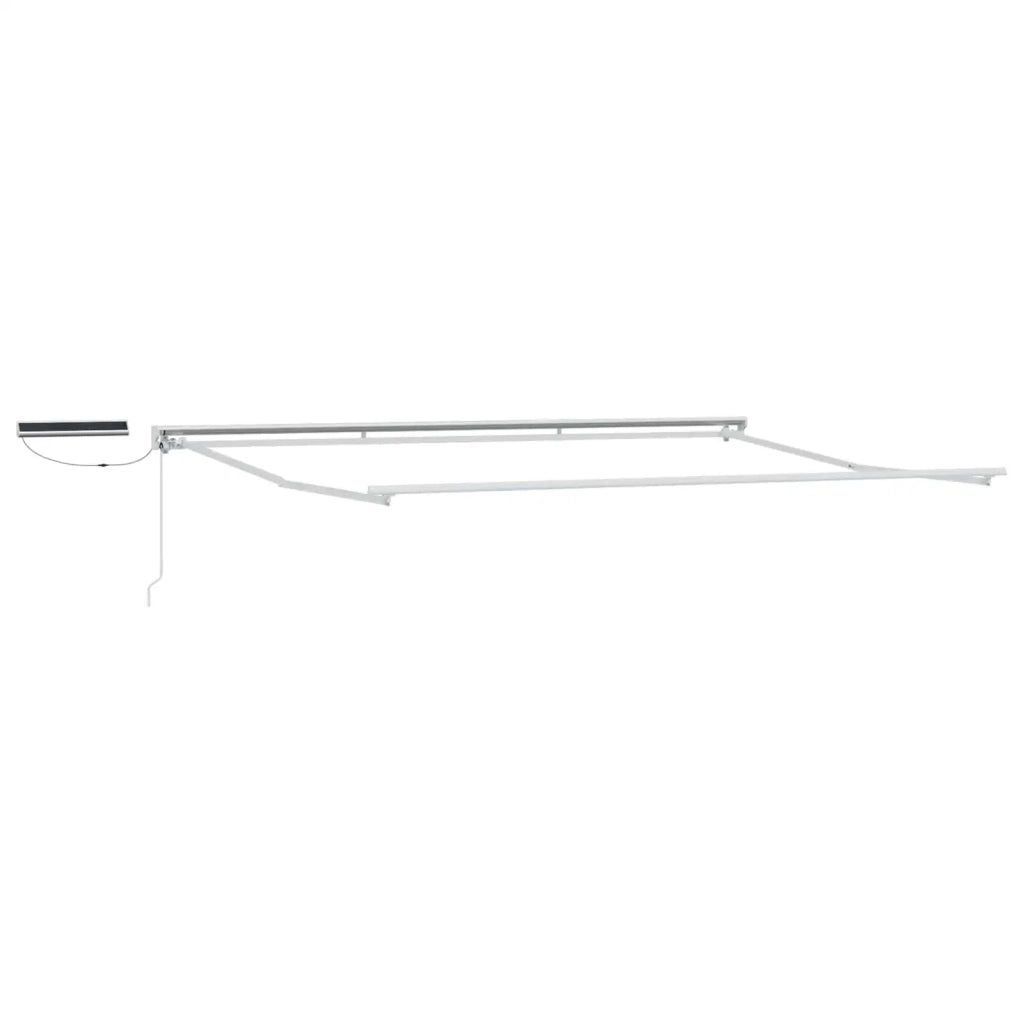Tettuccio Elettrico Retrattile Blu e Bianco 4 x 2 m 3421750