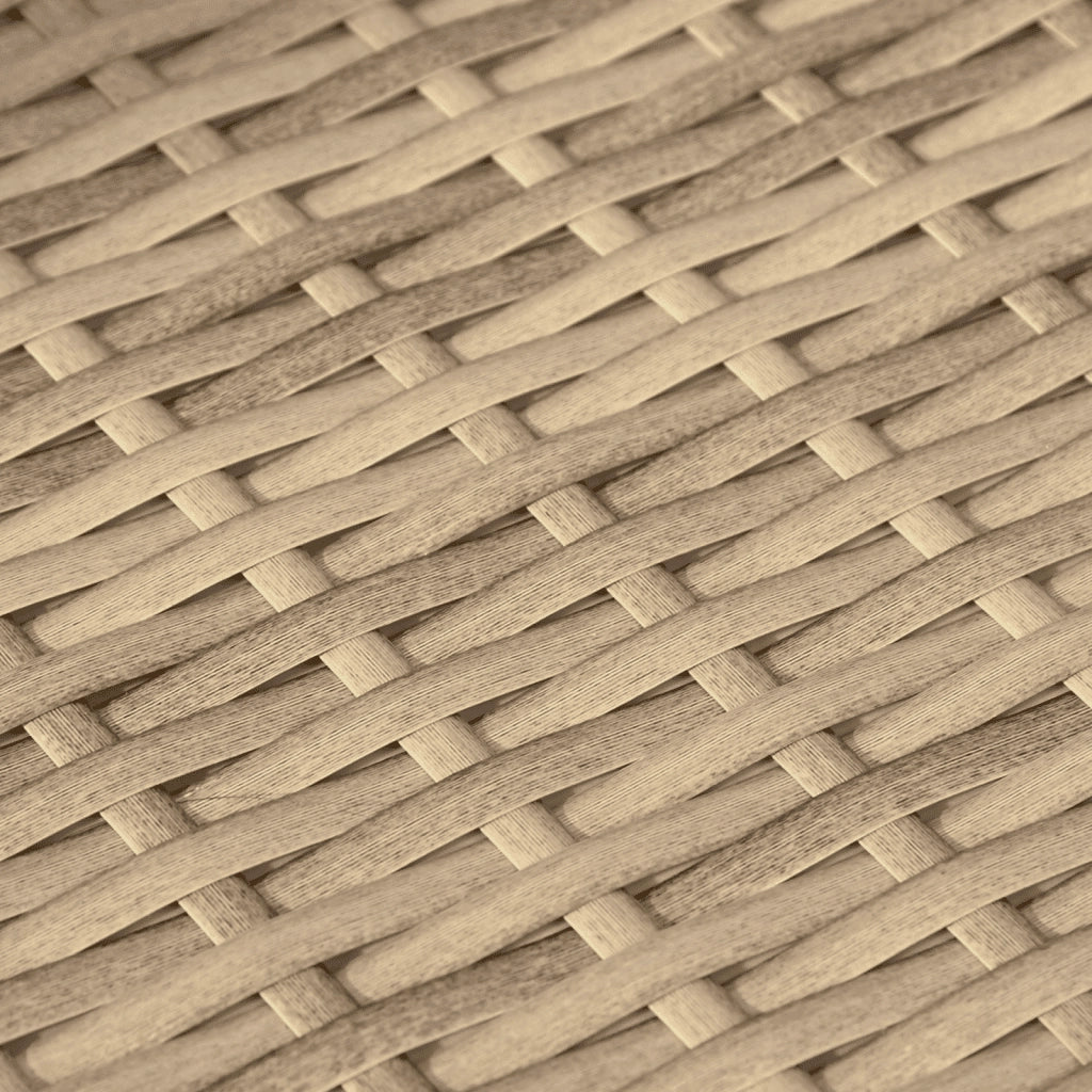 Set Divano da Giardino 4 pz con Cuscini Beige Misto Polyrattan 3265490