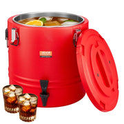 Distributore di Bevande Isolato WNS-9 da 30 L, Termico con Rubinetto, Acciaio Inossidabile 304, Robusto e Resistente per Esterni e Casa