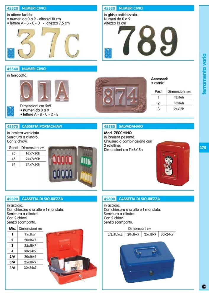 5pz numero civico in terracotta 0 cm.8,5h cod:ferx.34556