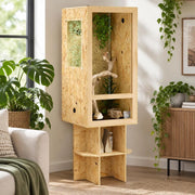 Terrarium Brown 50 X 50 X 150 Cm OSB
