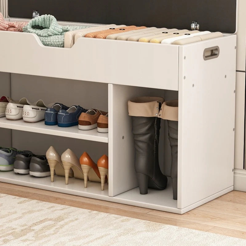 Scarpiera Bianca 80x30x44 cm Ideale per Ingresso