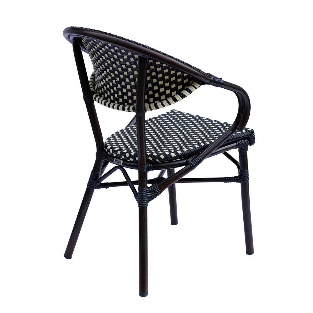 Oviala - Poltrona in alluminio nero