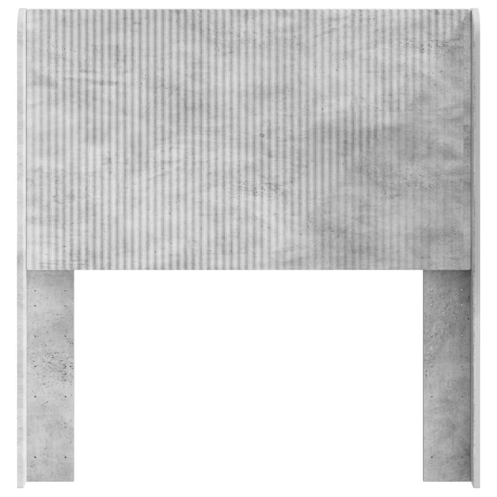 Testiera Letto Grigio Cemento Legno ingegnerizzato 889628