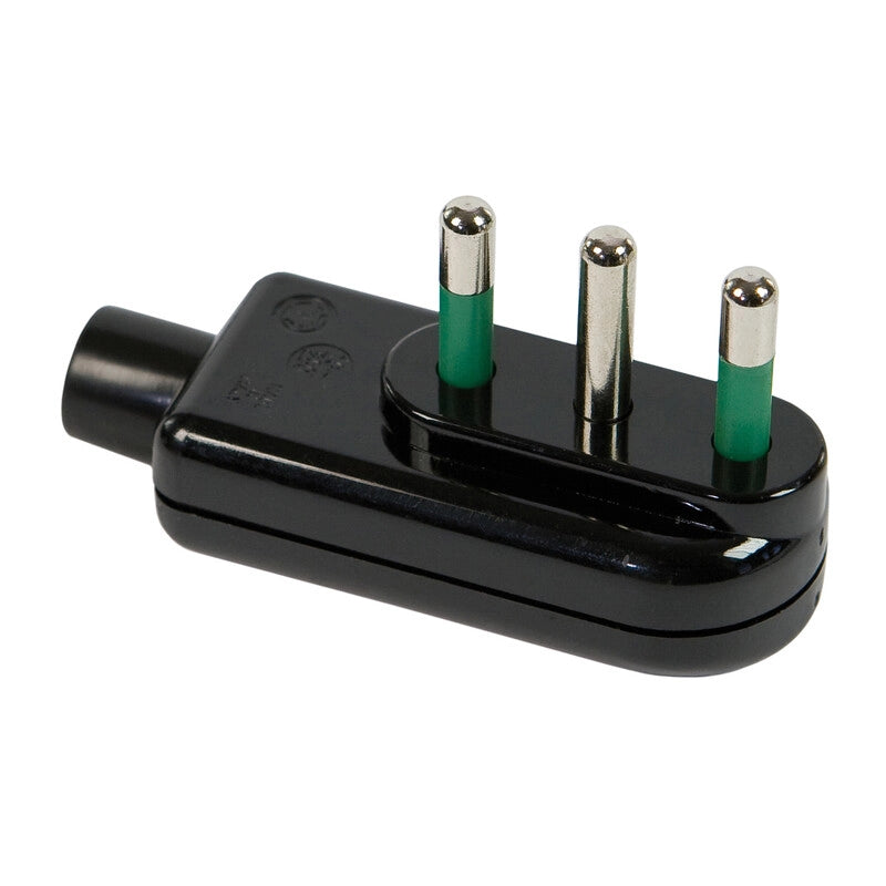 FME 80.031 SPINA RIBASSATA 10A 2P+T NERO