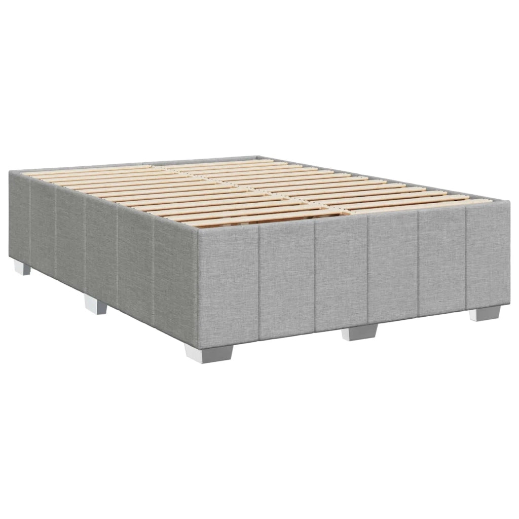 Letto box spring con materasso Grigio Chiaro 160 x 200 cm 3454183