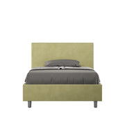 Letto Singolo 90x200 cm con Rete e Contenitore Adele Tè Verde