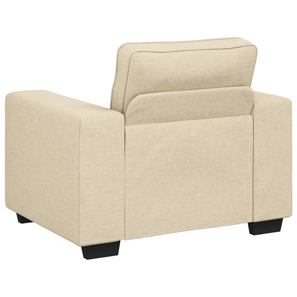 Poltrona Crema 100x77x82 cm in Tessuto 4105153