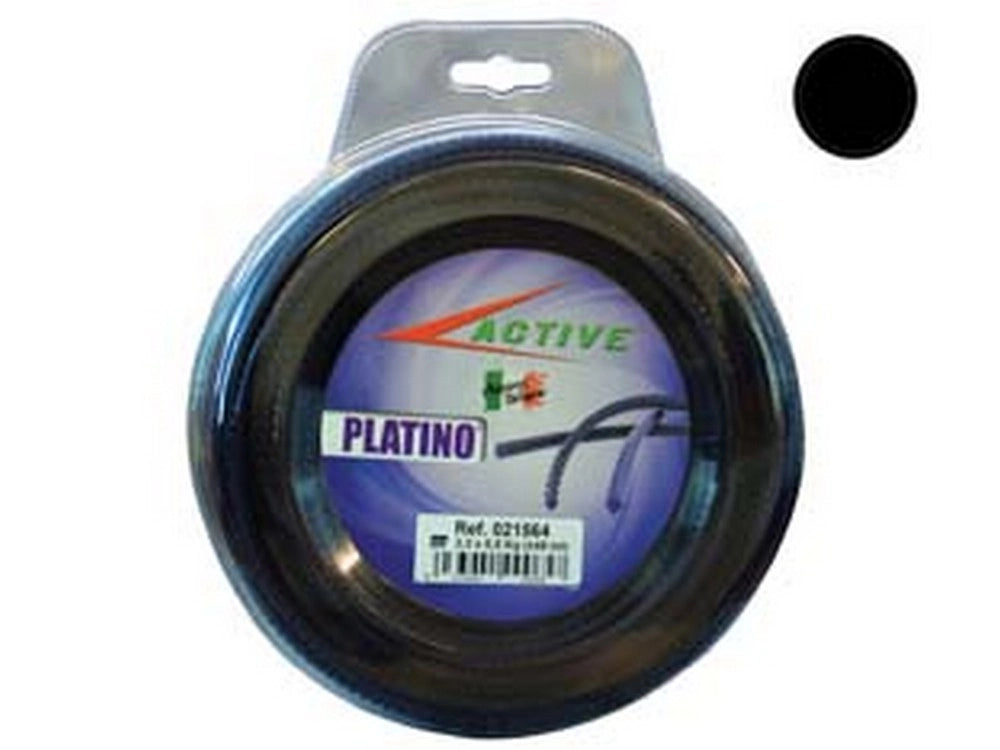 1blister filo nylon "platino" tondo viola  per decespugliatori - ø mm.4 - blister mt cod:ferx.fer412971