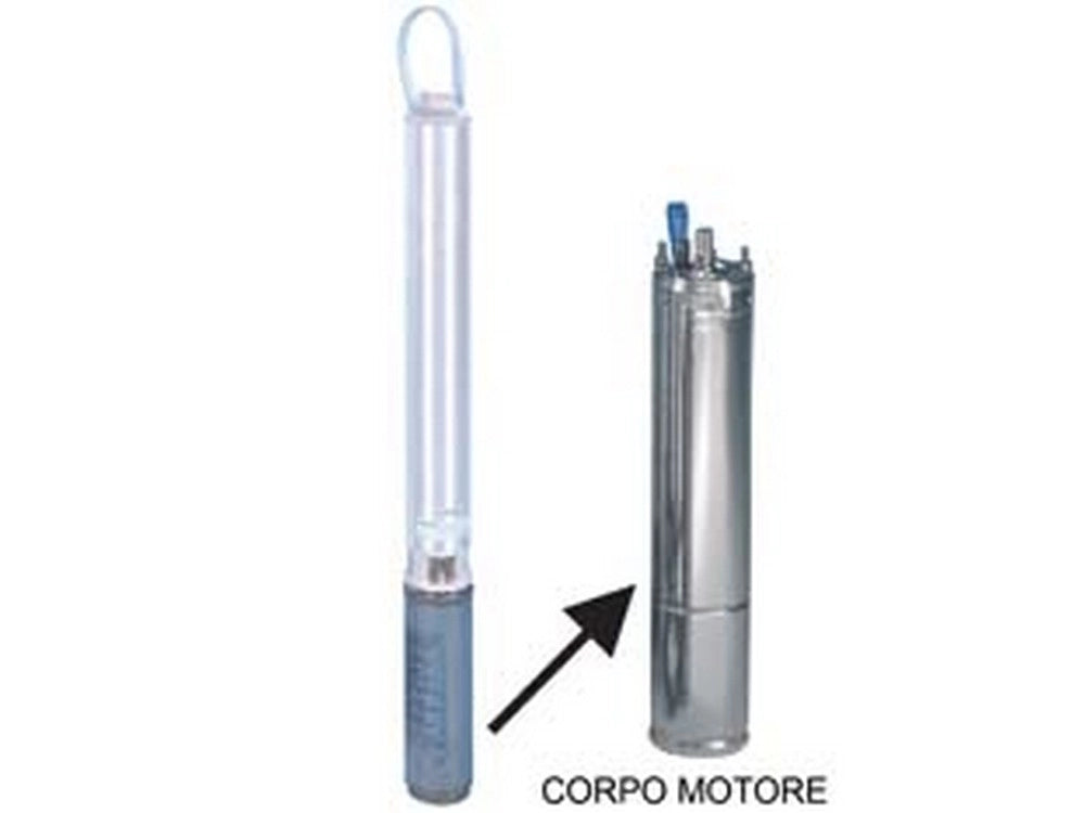 1pz corpo motore per elettropompa sommersa 4" trifase "4os07t405/c" kw 0,75 cod:ferx.fer434287