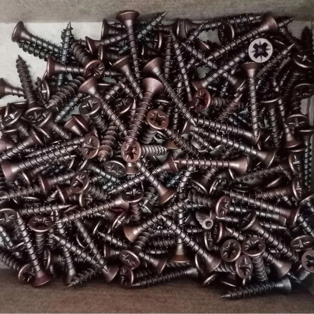 Vite 3,0x40mm - 100pz tps testa conica bronzata per legno truciolare