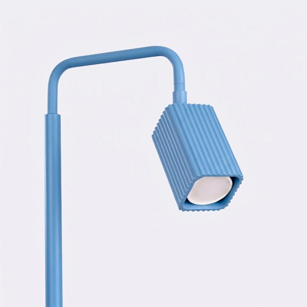 Lampada da terra RAYO 1 azzurra