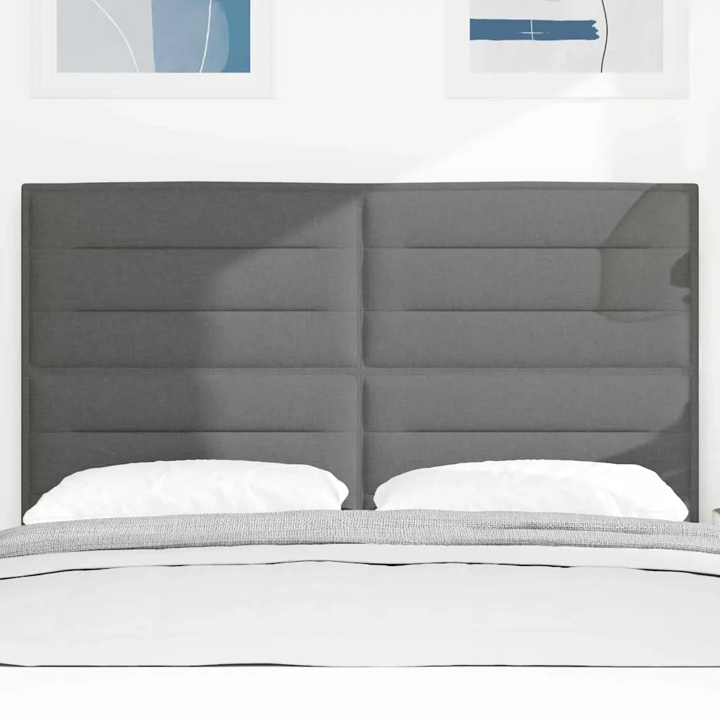 Testiera | Testata Grigio scuro 160 cm Tessuto