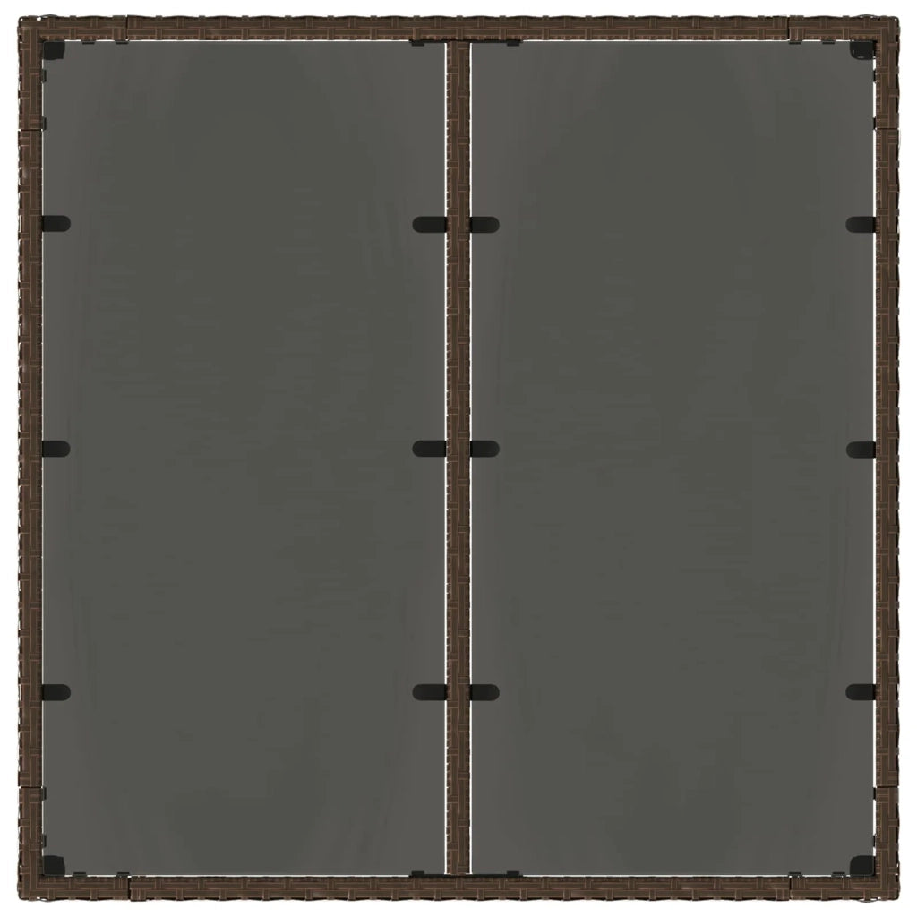 Set da pranzo per esterni 5 pz polyrattan 3422313