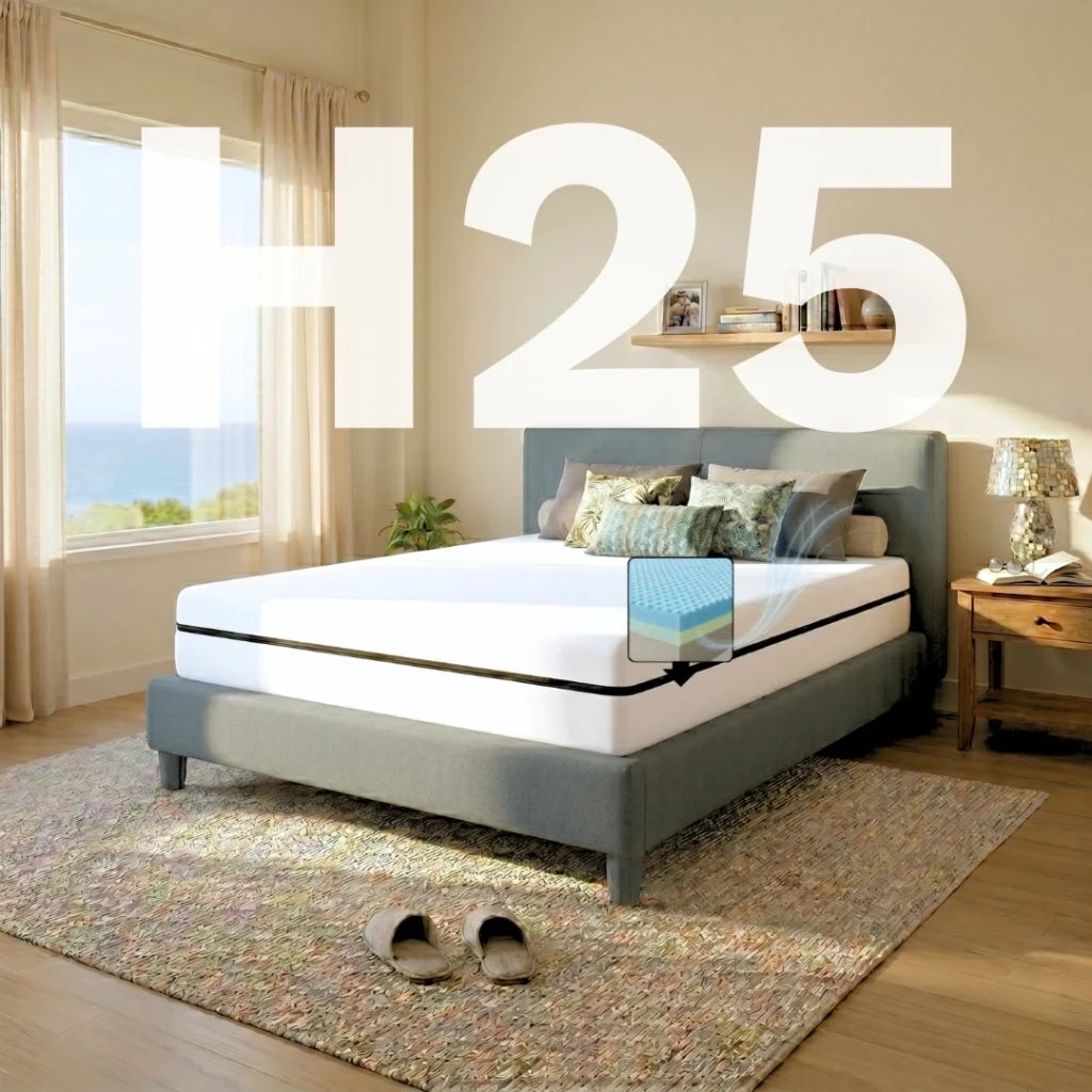 Materasso Matrimonale Memory Foam 7 Zone Ortopedico Rivestimento Policot Fresco - - 160x190x25