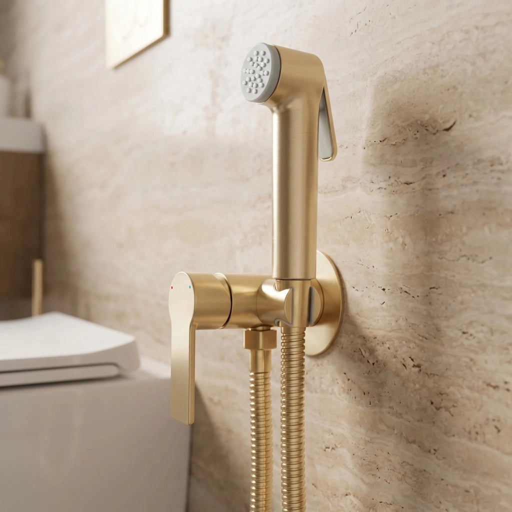 Rubinetto Bidet Rea Argus Brush Gold