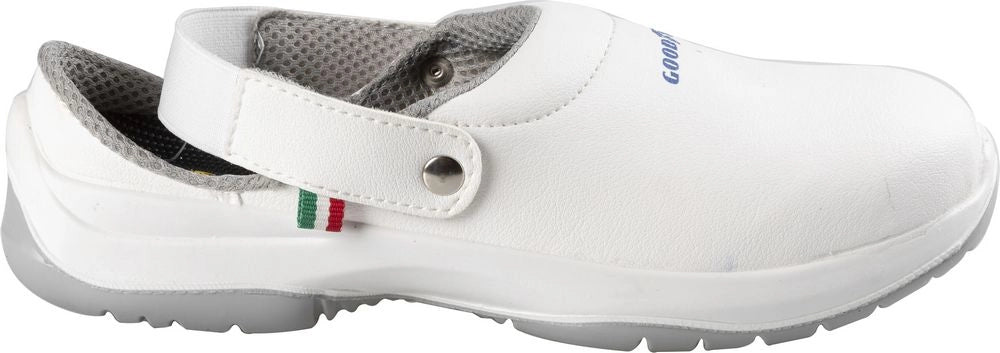 Goodyear Scarpe antinfortunistiche zoccolo metal-free SB-E-A SRC numero 40 bianco