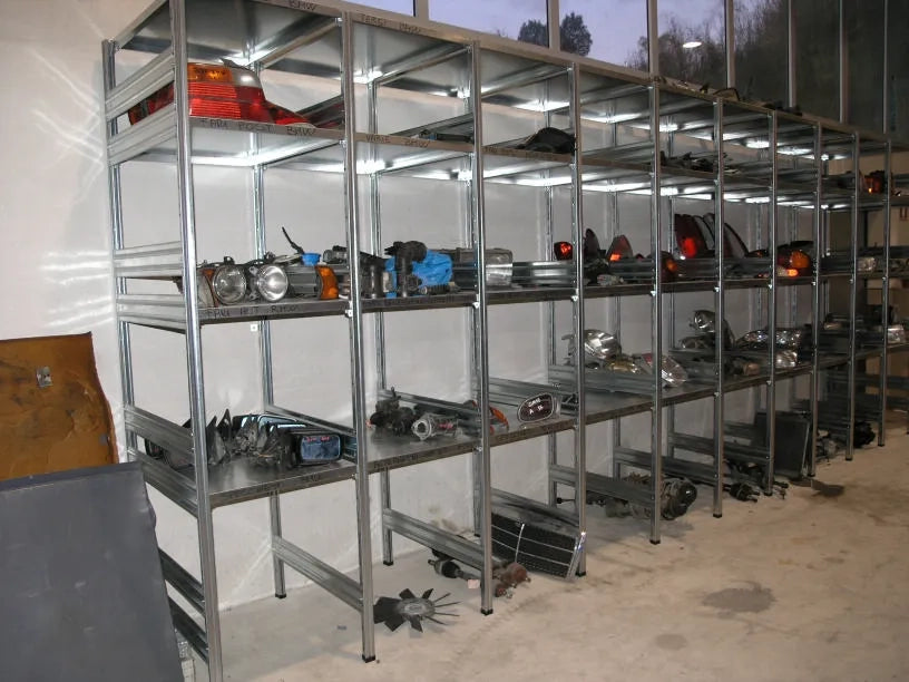SCAFFALATURA da magazzino Zincata cm. 100x60x150h