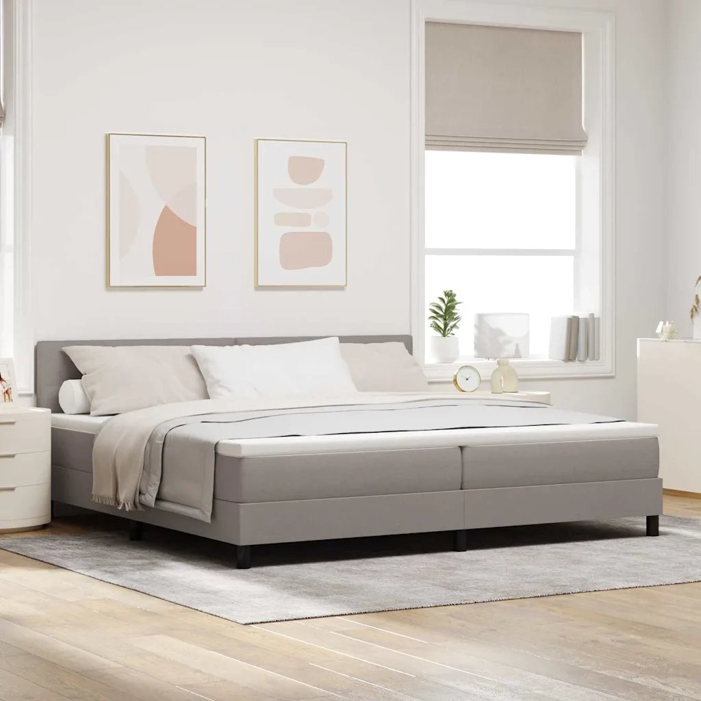 Letto a molle con materasso con led Talpa 200 x 200 cm Tessuto