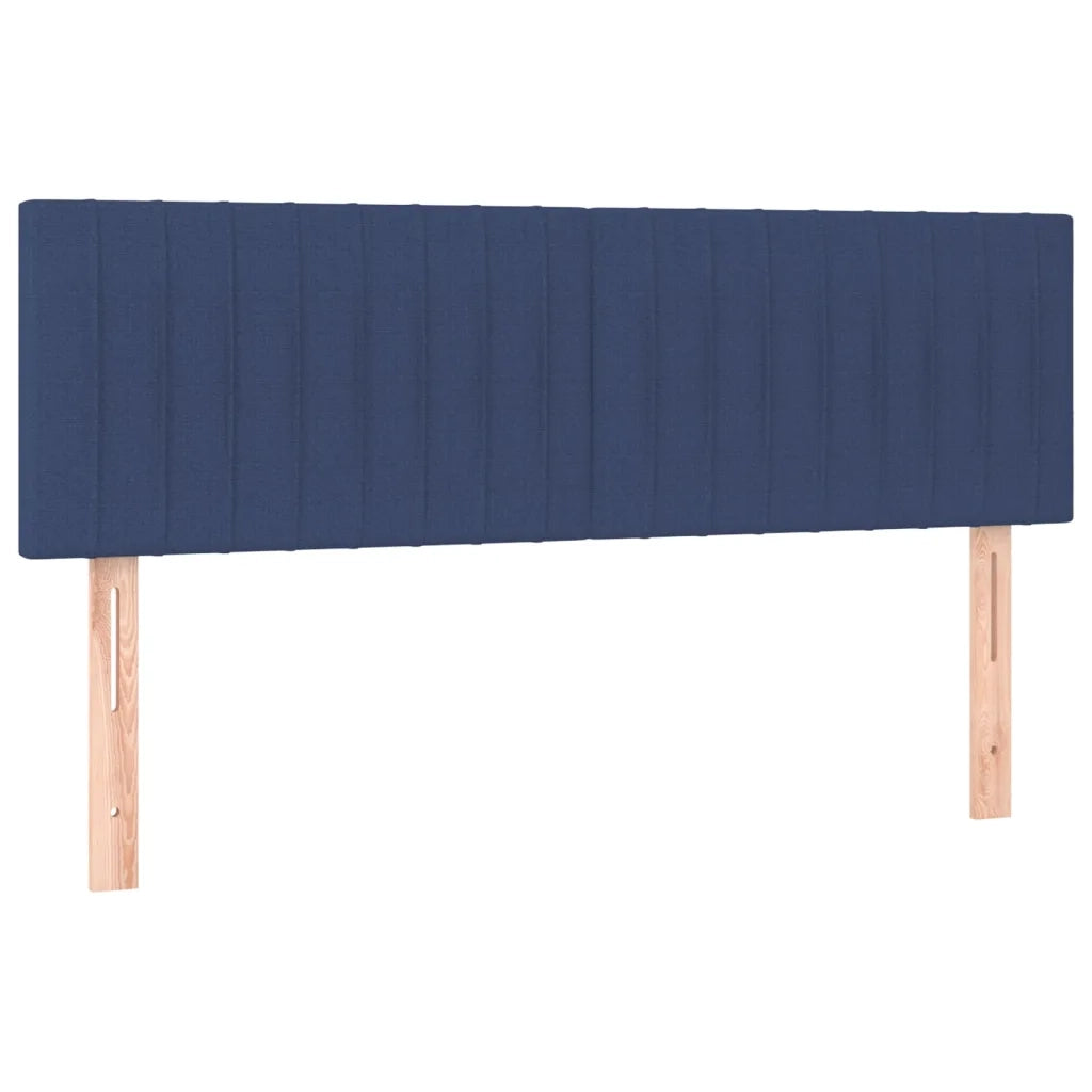 Giroletto a Molle con Materasso Blu 140x190 cm in Tessuto