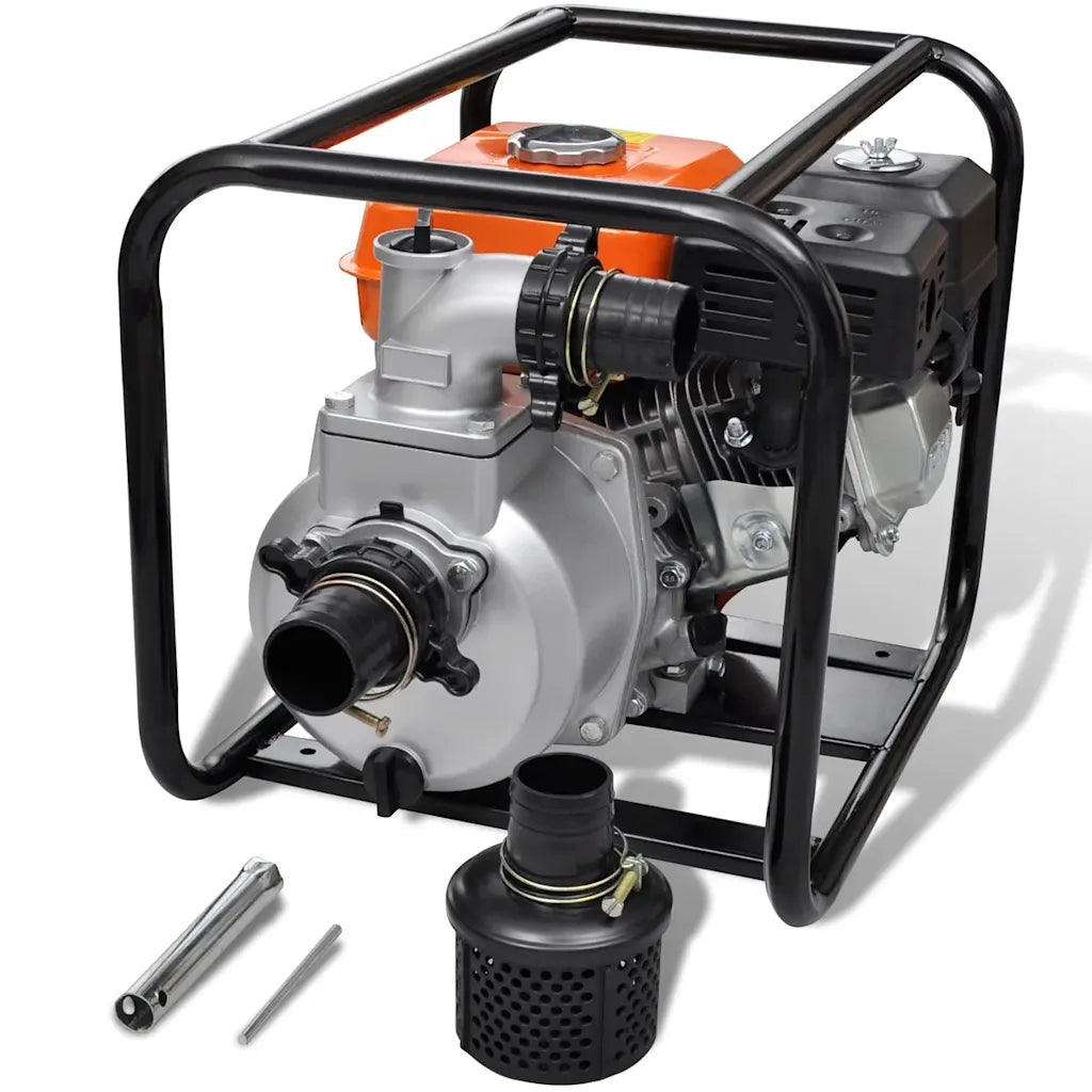 Pompa d'Acqua Motore a Benzina 80 mm Attacco 4800 W 140935