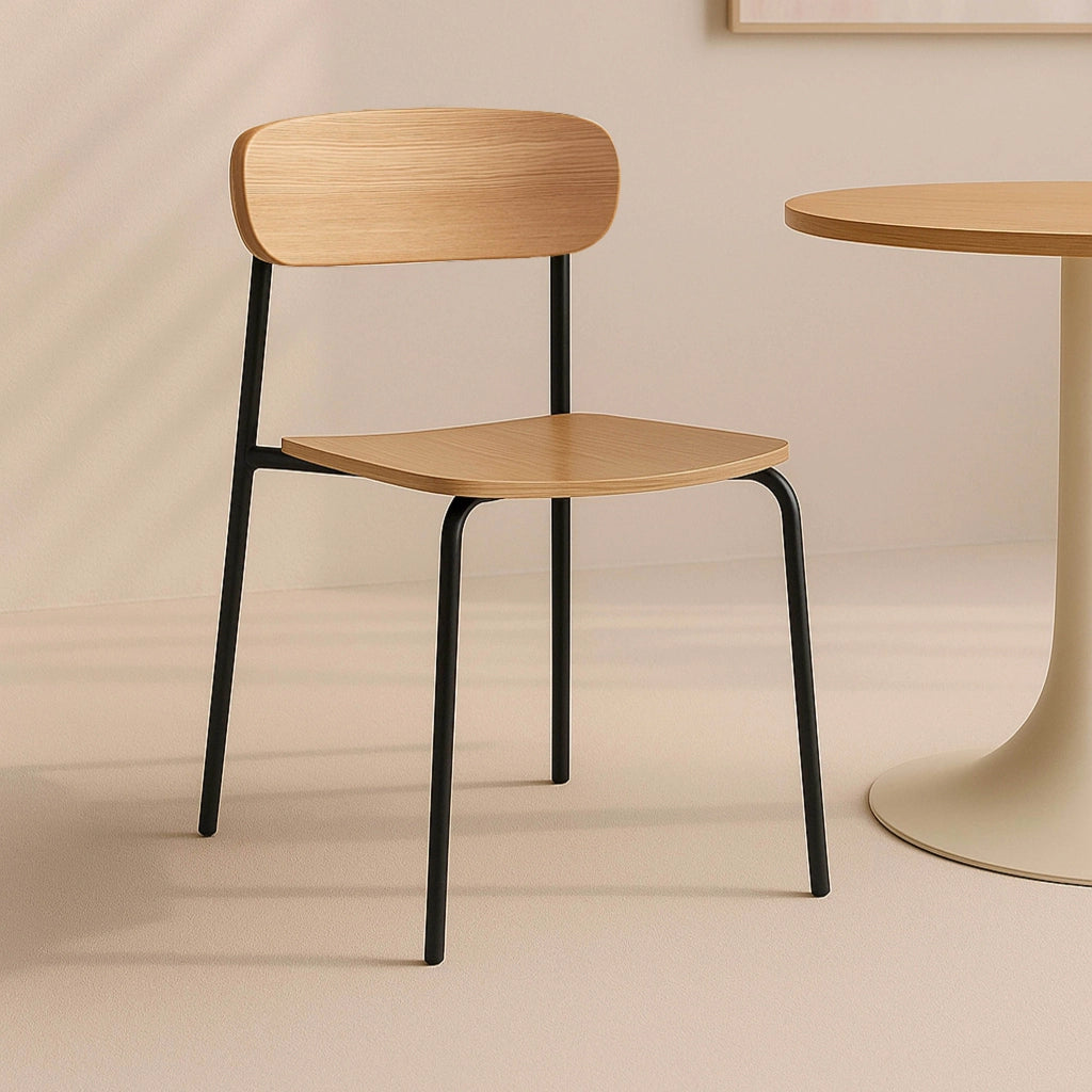 Oviala - Set di 2 sedie in legno nero