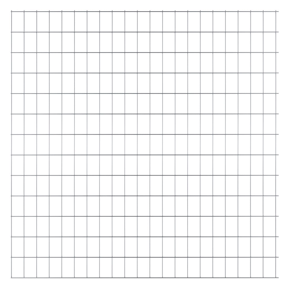 Rotolo Rete Metallica Per Recinzioni 25 M Zincata Elettrosaldata Rigida Maglia 75 x 50 mm Per Giardino Orto Piante Spazi Esterni (150 Cm)