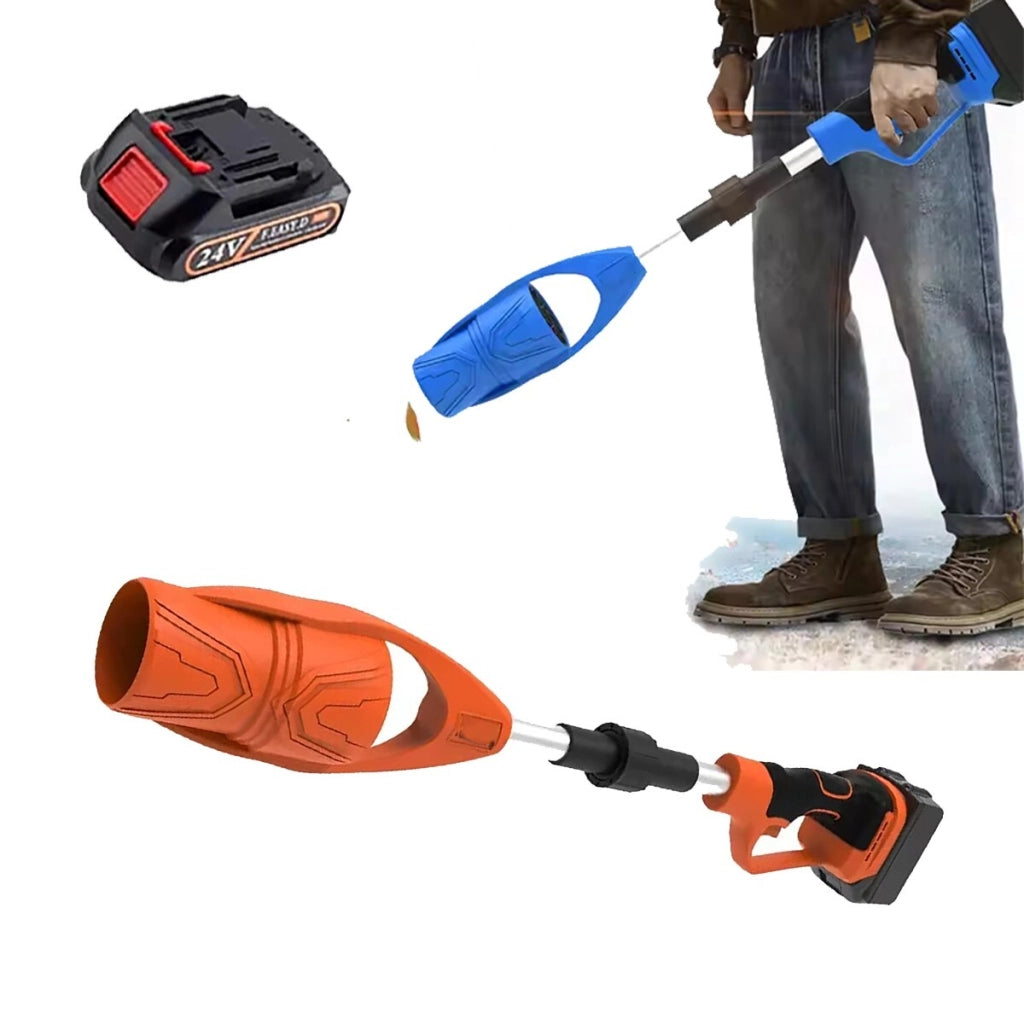 SOFFIATORE PIEGHEVOLE WIRLESS BATTERIA 24V RICARICABILE GIARDINO FOGLIE POTENTE