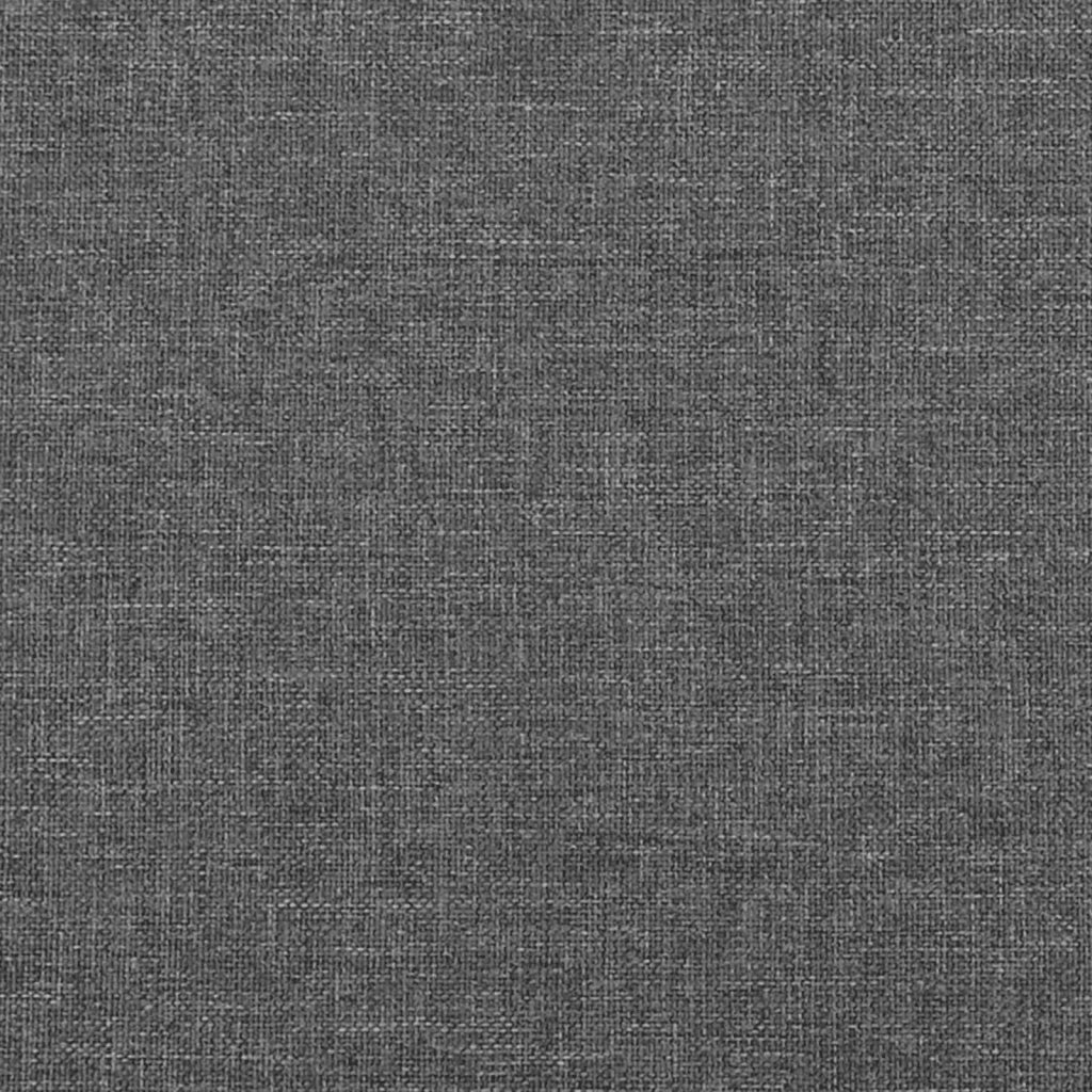 Giroletto a Molle con Materasso Grigio Scuro 100x200 cm Tessuto 3140674
