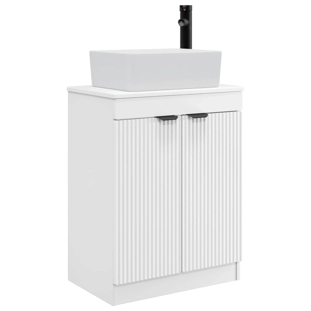 Mobile da bagno con Lavabo | Armadio Lavabo Bianco 54 x 35 x 83 cm