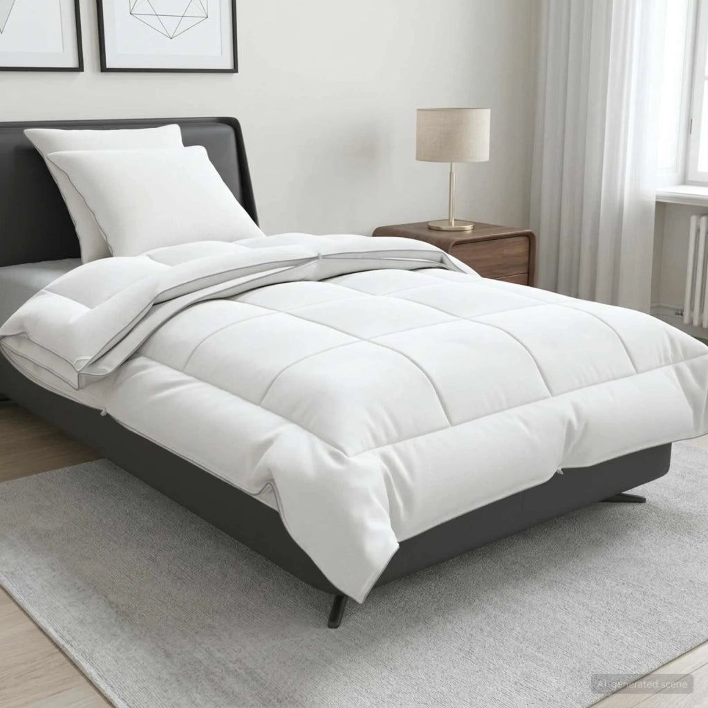 Set di piumone e cuscini 3 pcs 135x220 cm 4 stagioni Lana 3442018