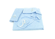 Corredo Neonato Set 4 Pezzi Modello Fabio - Set 4Pz - Azzurro