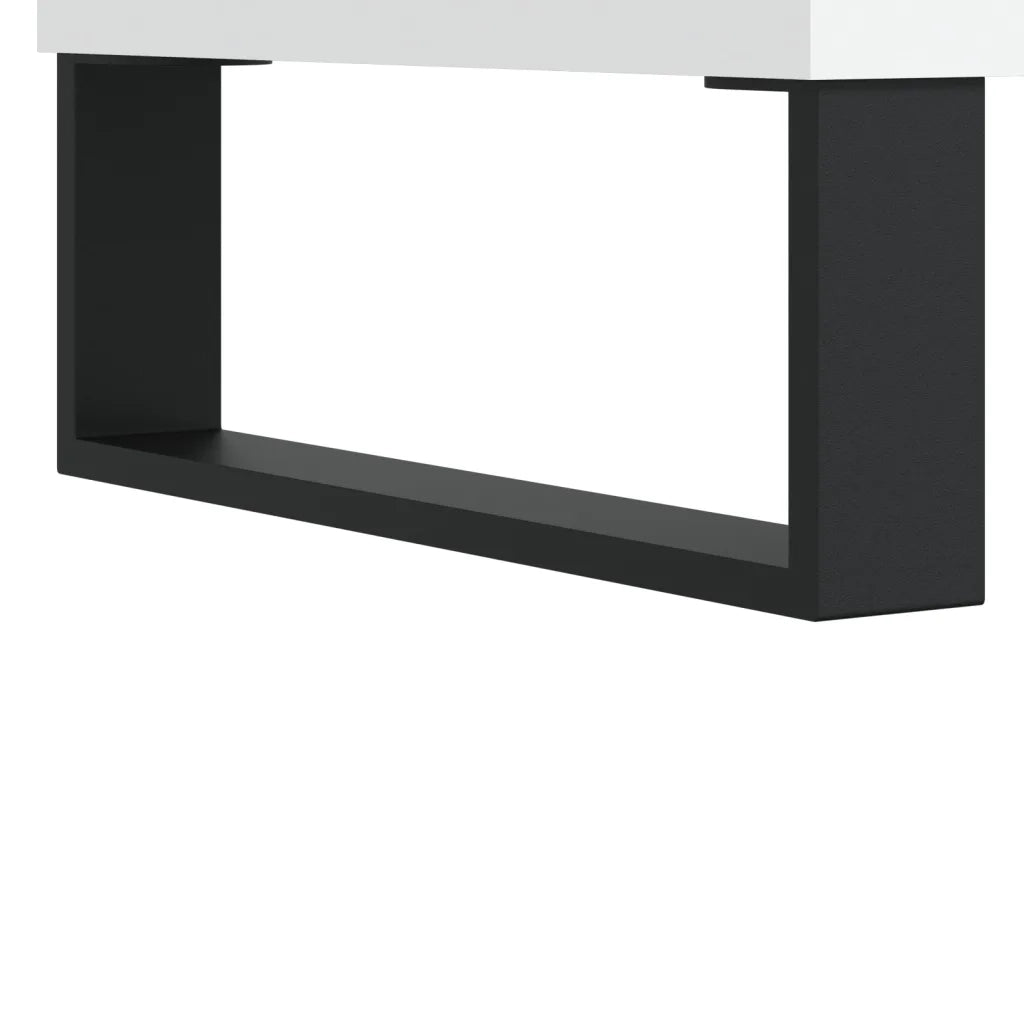 Credenza Bianca 69,5x34x90 cm in Legno Multistrato 830220