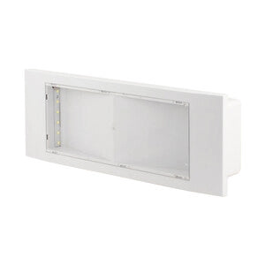 LAMPADA LED EMERGENZA INCASSO RICAR. 2W