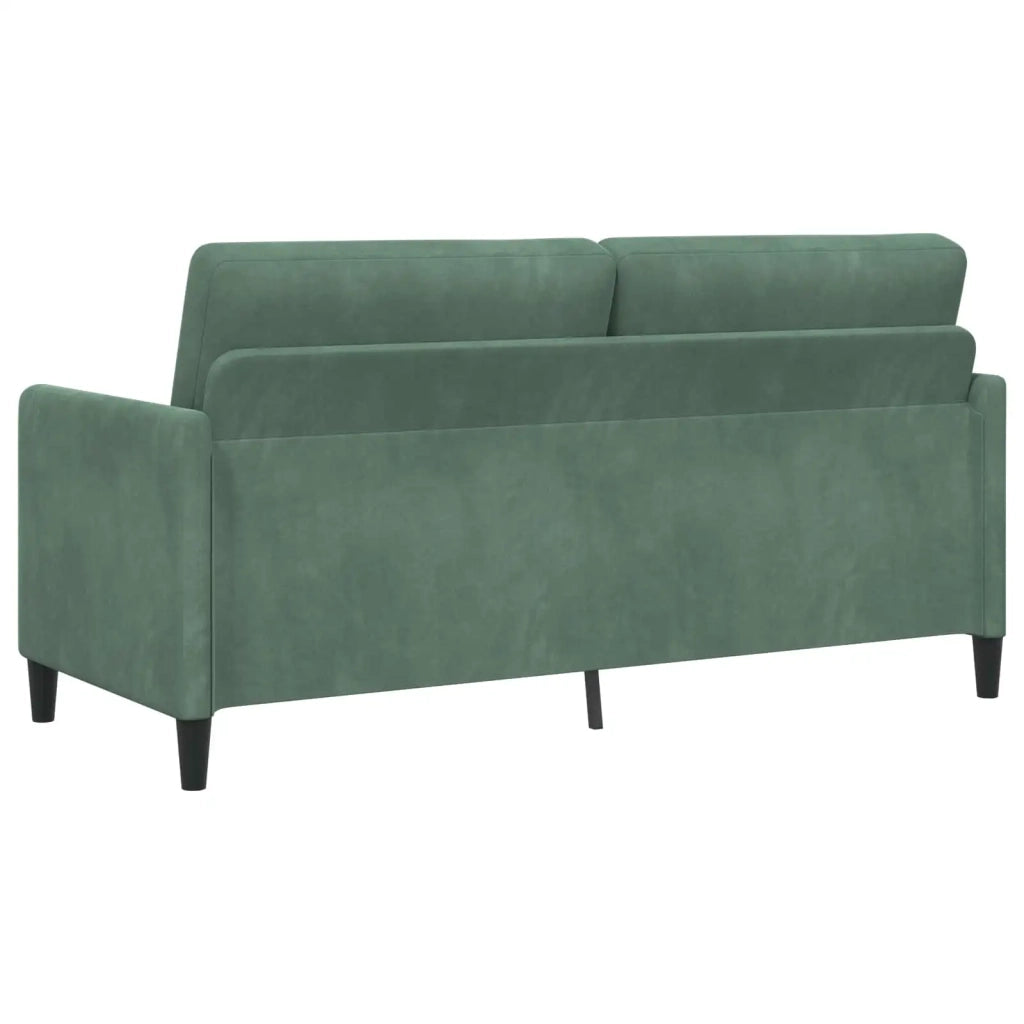 Set di Divani con Storage 2 pz Verde Mare Poliestere 3429257