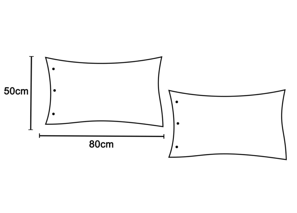 Coppia Federe Cuscino Letto Double Face 100% Cotone Disegno Elite GI - Federe - Grigio