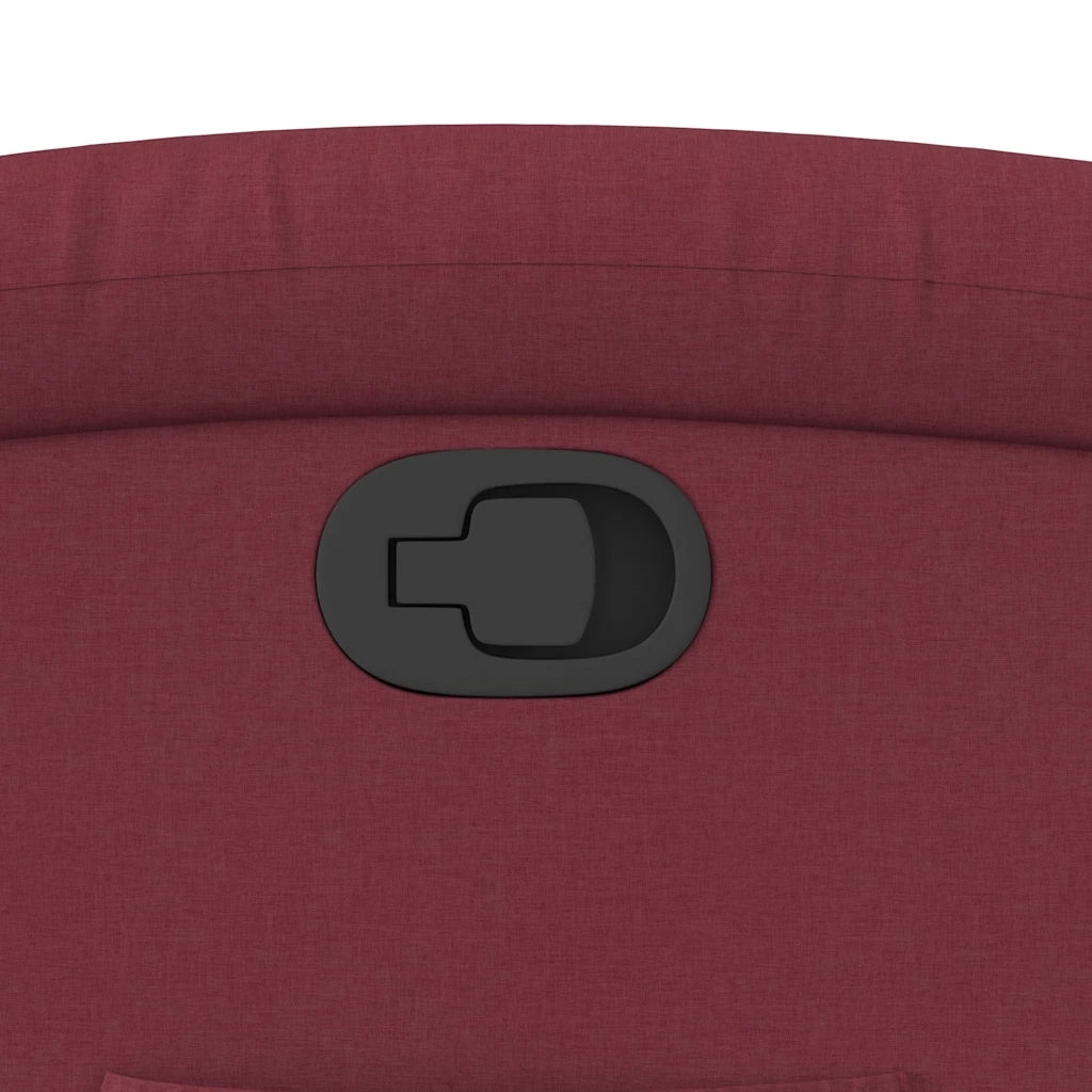 Fauteuil inclinable Rouge bordeaux Tissu