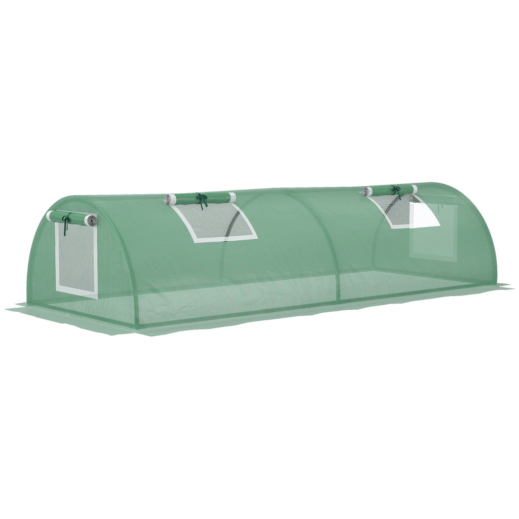 SERRA TUNNEL 200x80x45 cm Plastica Verde per esterno
