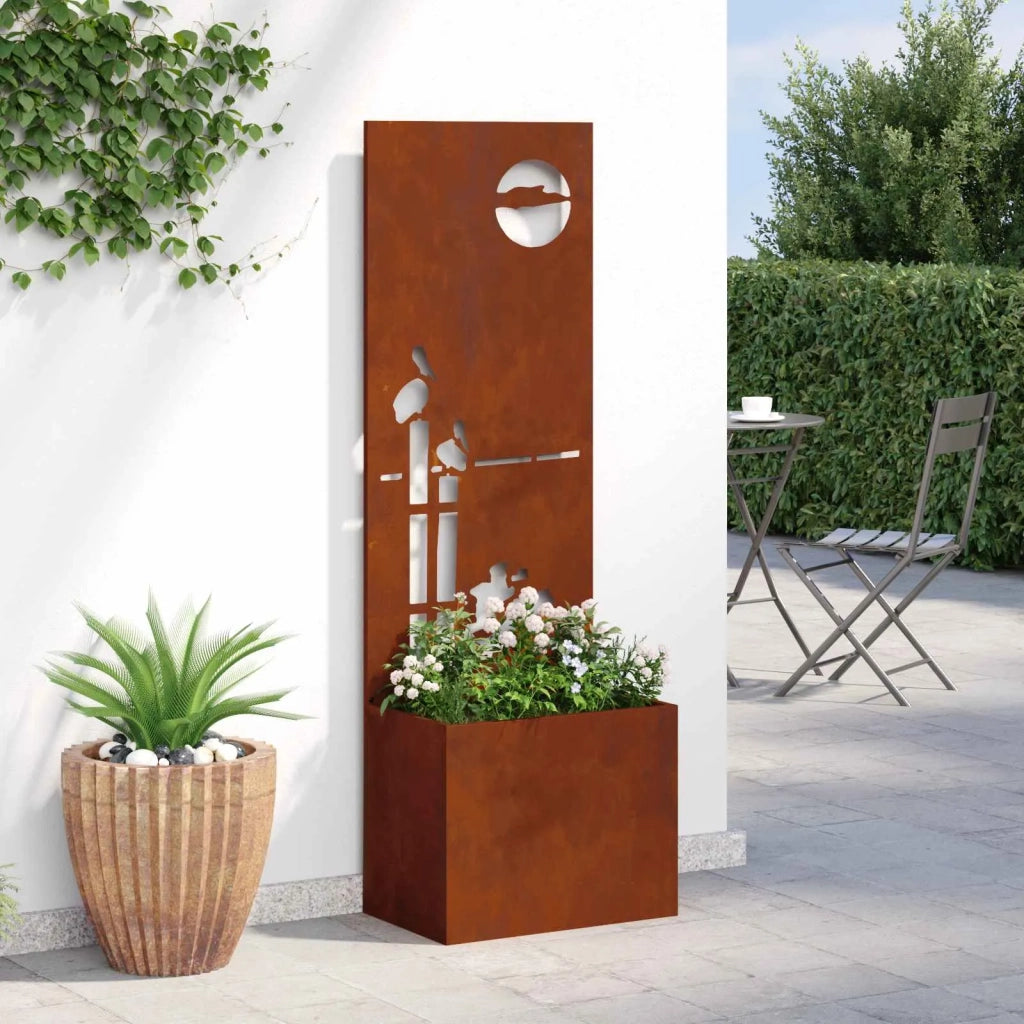 Schermo per privacy in giardino Ruggine 50 x 32 x 150 cm CFW2914054