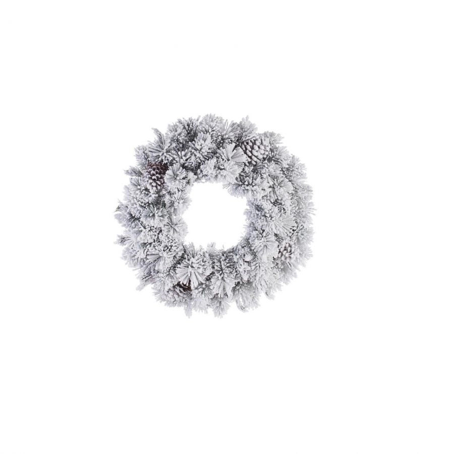 Corona arves innevato d 60cm