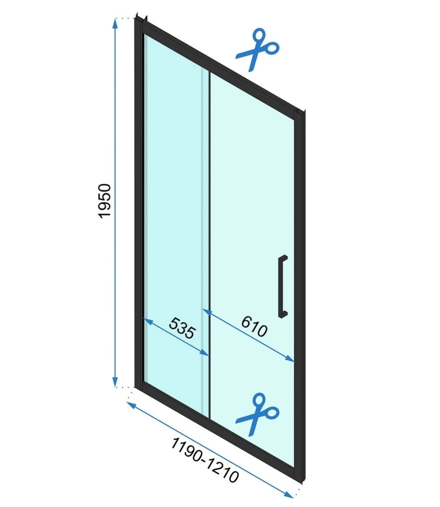 Cabina Doccia Rapid Slide Chrom 140x80