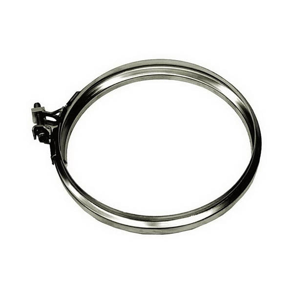 Fascetta di bloccaggio canna fumaria DN 60 tubo acciaio inox 316