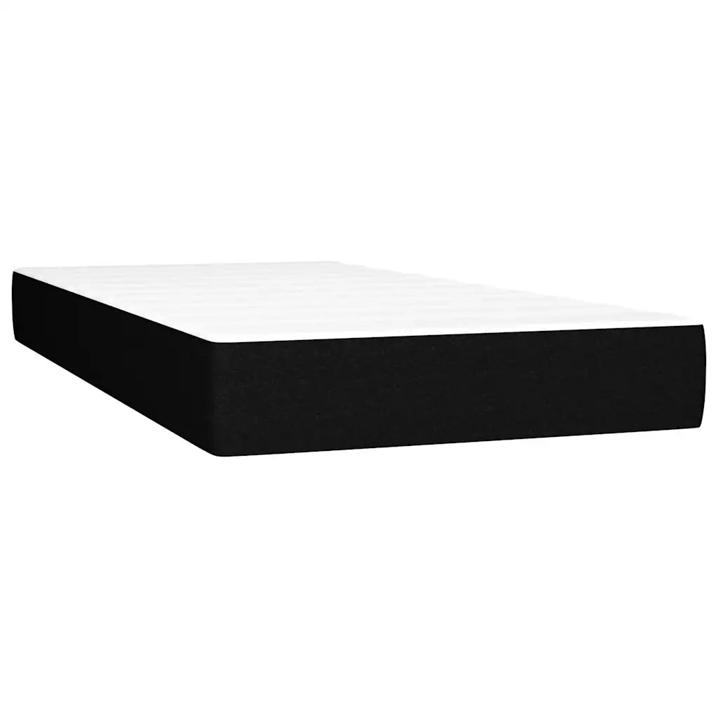 Letto a Molle con Materasso e LED Nero 90x190 cm in Tessuto 3135159