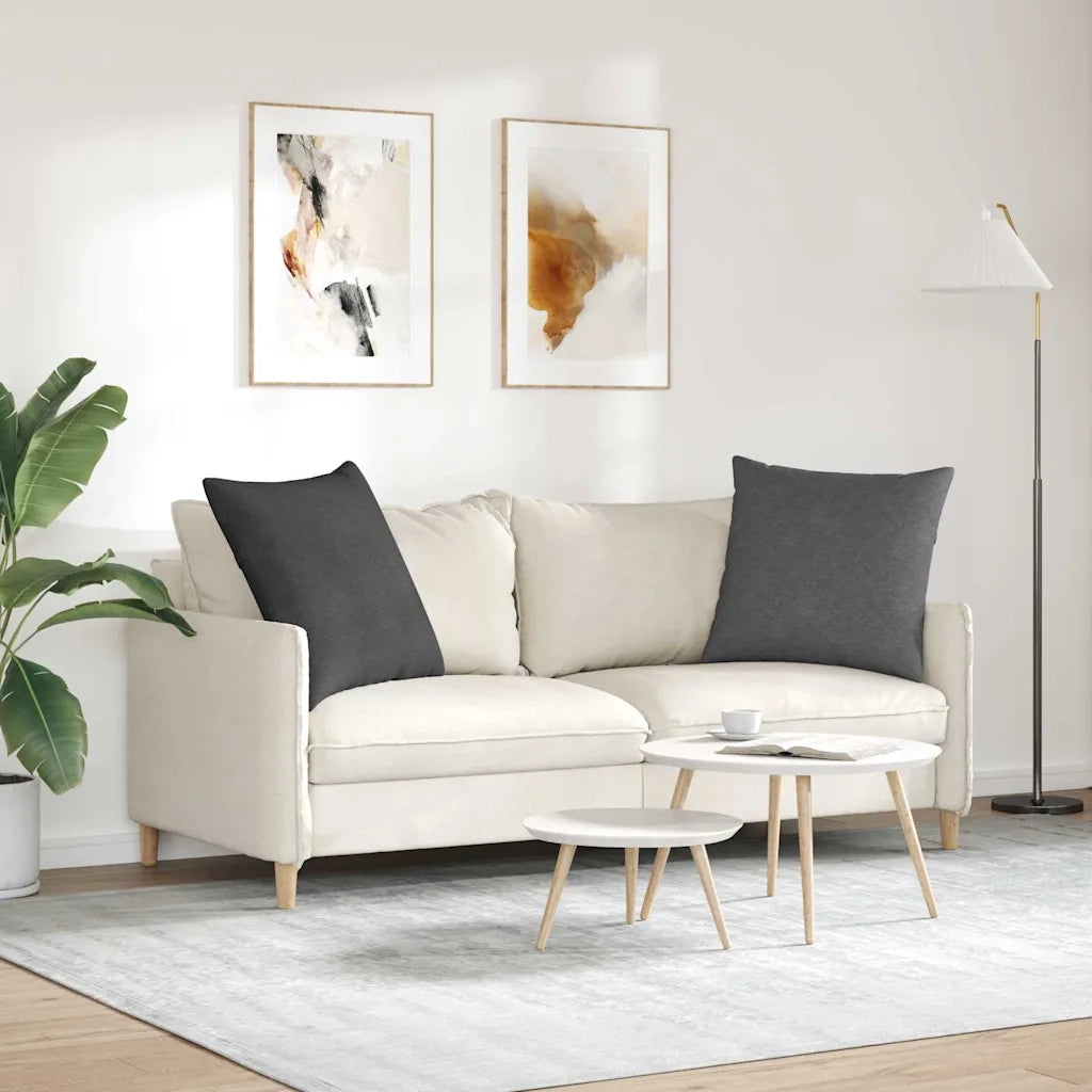 Cuscini da Divano 2 pcs Grigio scuro 80 x 80 cm 42014076